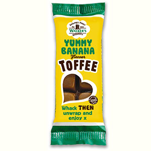 Walkers Nonsuch Yummy Banana Toffee Bar 50g pack shot