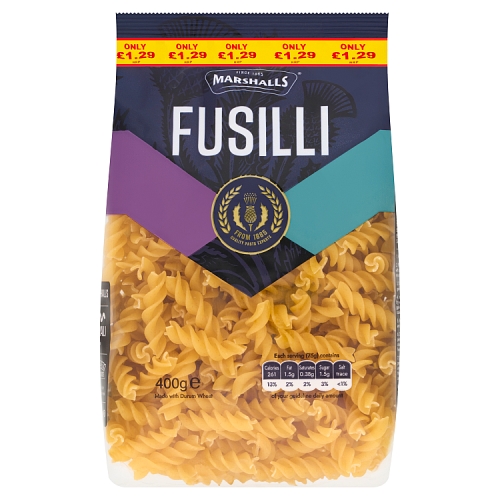 Marshalls Fusilli pack shot