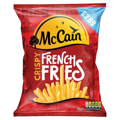 McCain Crispy French Fries 700g PM £2.69 pack shot
