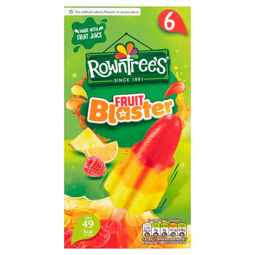 ROWNTREES FRUIT BLASTER 6PK pack shot