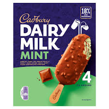 Cadbury Mint Sticks 4pk (4 x 90ml) pack shot