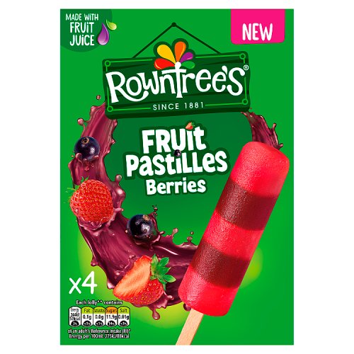 ROWNTREES FRUIT PASTILLE BERRIES 4PK pack shot