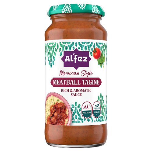 Alfez Moroccan Meatball Cooking Sauce 450g pack shot