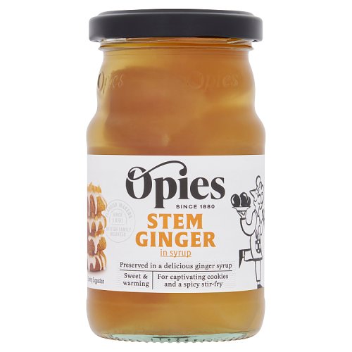 Opies Stem Ginger in Syrup 280g pack shot