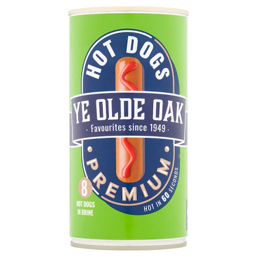 Ye Olde Oak Prem Hot Dogs In Brine 560g pack shot