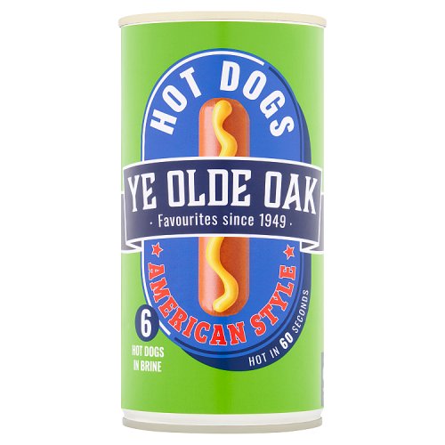Ye Olde Oak USA Hot Dogs In Brine 560g pack shot