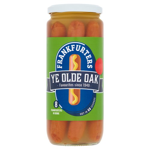 Ye Olde Oak Frankfurters In Brine 550g pack shot