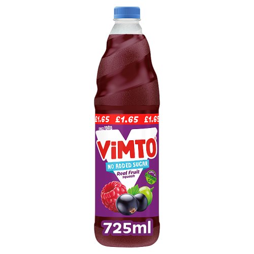 Vimto Original NAS Squash PM £1.65 725ml pack shot