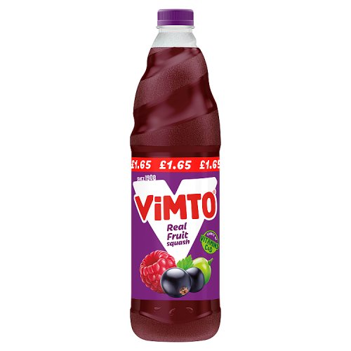 Vimto Original Squash PM £1.65 725ml pack shot