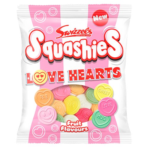 Swizzels Squashies Love Hearts 140g pack shot