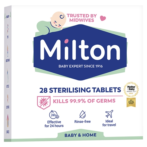 Milton Sterilising Tabs pack shot
