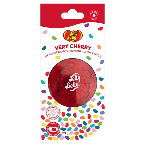 Jelly Belly Gel Can Car Air Freshener Very Cherry 70g pack shot