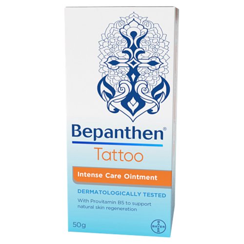 Bepanthen Tattoo Ointment Intense Care 50g pack shot