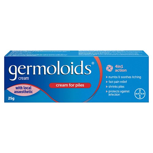 Germoloids Triple Action Cream 25g pack shot
