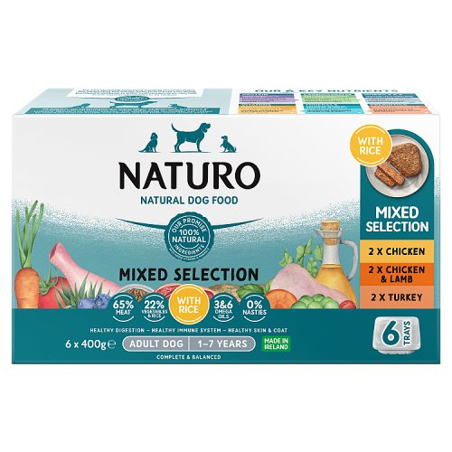 Naturo Adult Variety 6pk (6 x 400g) pack shot