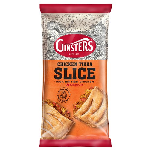 GINSTERS CHICKEN TIKKA SLICE pack shot