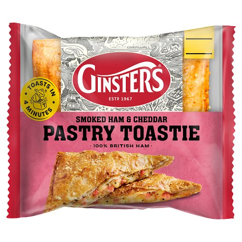 GINSTERS HAM & CHEESE TOASTIE pack shot