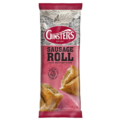 GINSTERS LARGE SAUSAGE ROLL pack shot