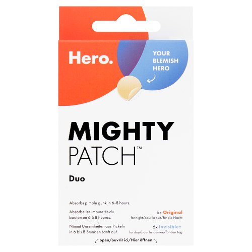 Hero Mighty Patch Duo Original Invisible+ 12s pack shot