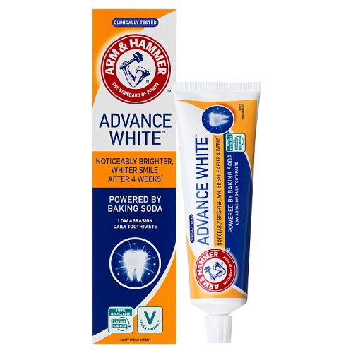 Arm & Hammer Toothpaste Advance White 75ml pack shot
