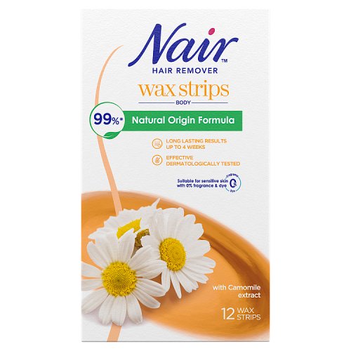 Nair Body Wax Strips 16's pack shot