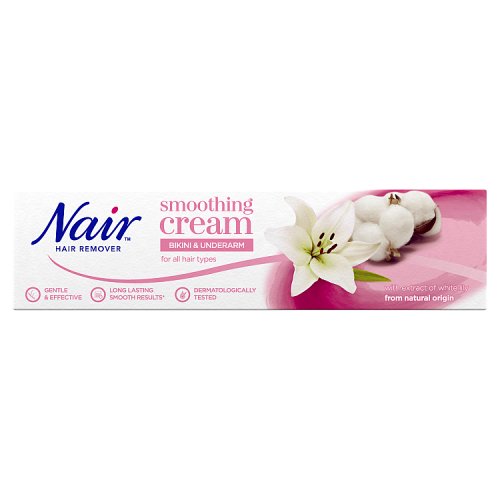 Nair Hair Removal Bikini & Underarm 100ml pack shot