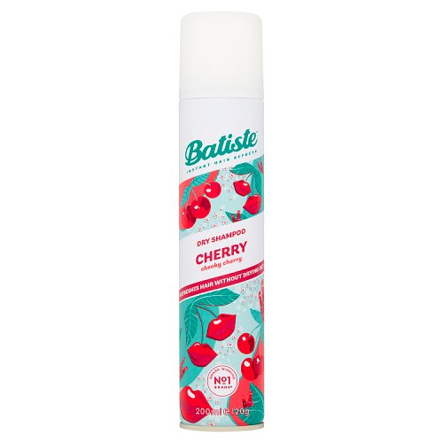 Batiste Dry Shampoo Cherry 200ml pack shot