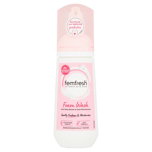 Femfresh Foam Wash Nourish Shea Butter & Oat Milk Extracts 150ml pack shot