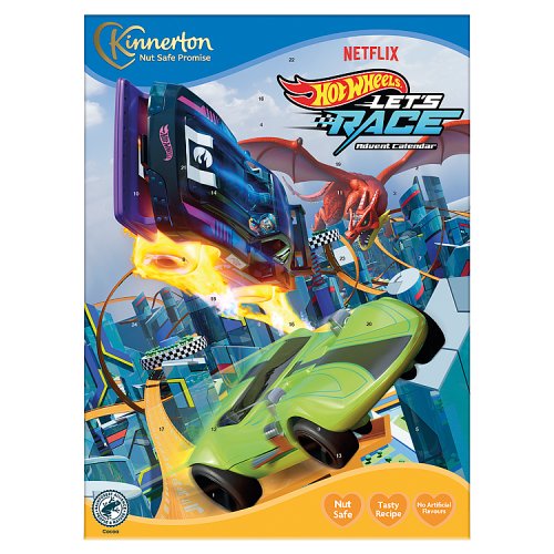 Kinnerton Advent Calendar Hot Wheels 40g pack shot