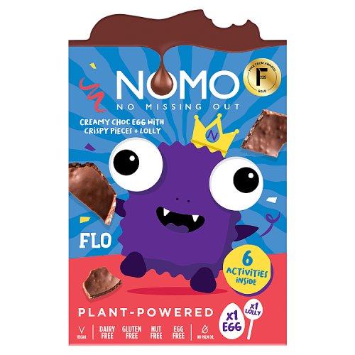 Nomo Little Monsters Crispies Egg with Lollies 92g pack shot