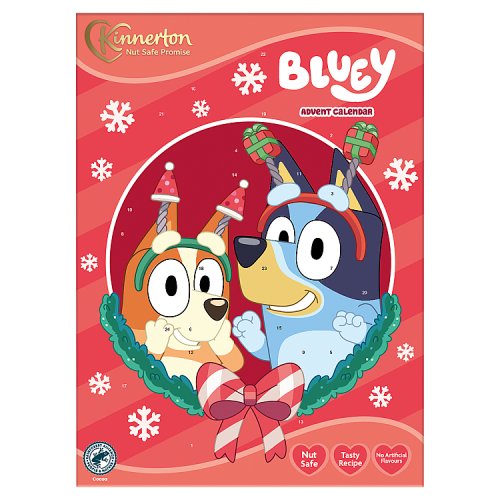 Kinnerton Bluey Milk Chocolate Advent Calendar 40g pack shot