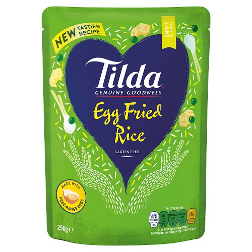 Tilda Special Steamed Egg Fried Basmati Rice 250g pack shot