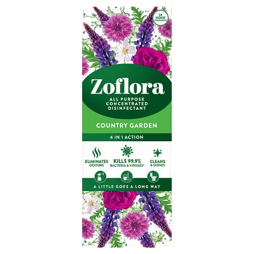 Zoflora Concentrated Disinfectant Country Garden 120ml pack shot