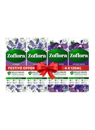 Zoflora Concentrated Disinfectant Assortment 120ml pack shot