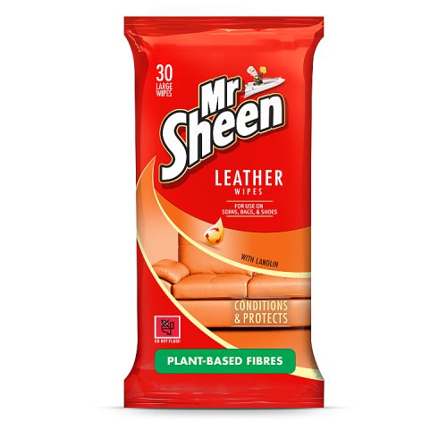 Mr Sheen Leather Wipes 30s pack shot