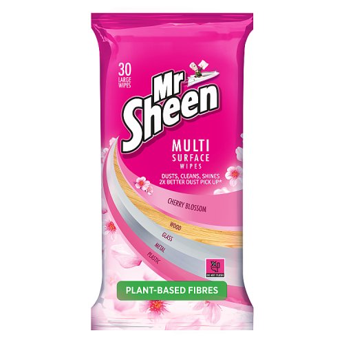 Mr Sheen Cherry Blossom Wipes pack shot