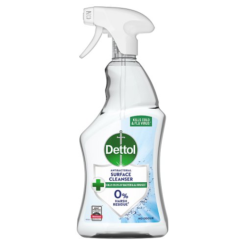 Dettol Anti-Bacterial Surface Cleaner Spray 750ml pack shot