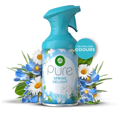 Airwick Pure 250ml Spring Delight pack shot