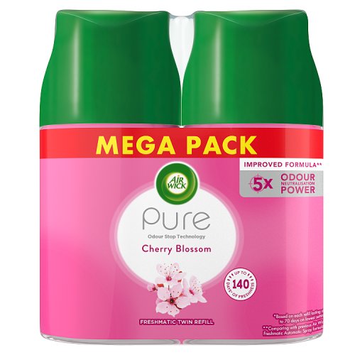 Airwick Freshmatic Twin Refill 2x250ml Cherry Blossom pack shot