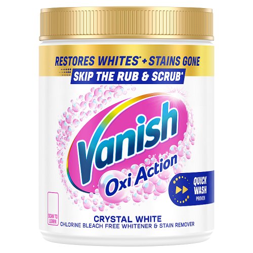 Vanish Powder Oxi Action Gold 850gm White pack shot