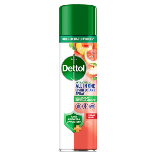 Dettol Disinfectant Spray Summer Fruits 300ml pack shot