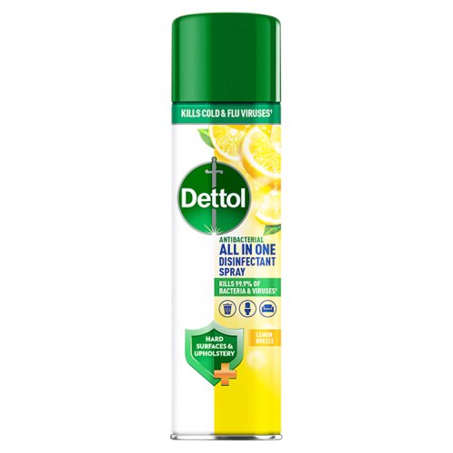 Dettol Disinfectant Spray Lemon 300ml pack shot