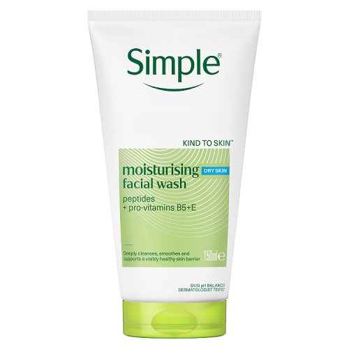 Simple Kind to Skin 150ml Face Wash Moisturising pack shot