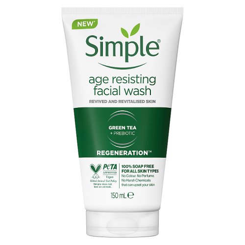 Simple Facial Wash Age Resisting 150ml pack shot