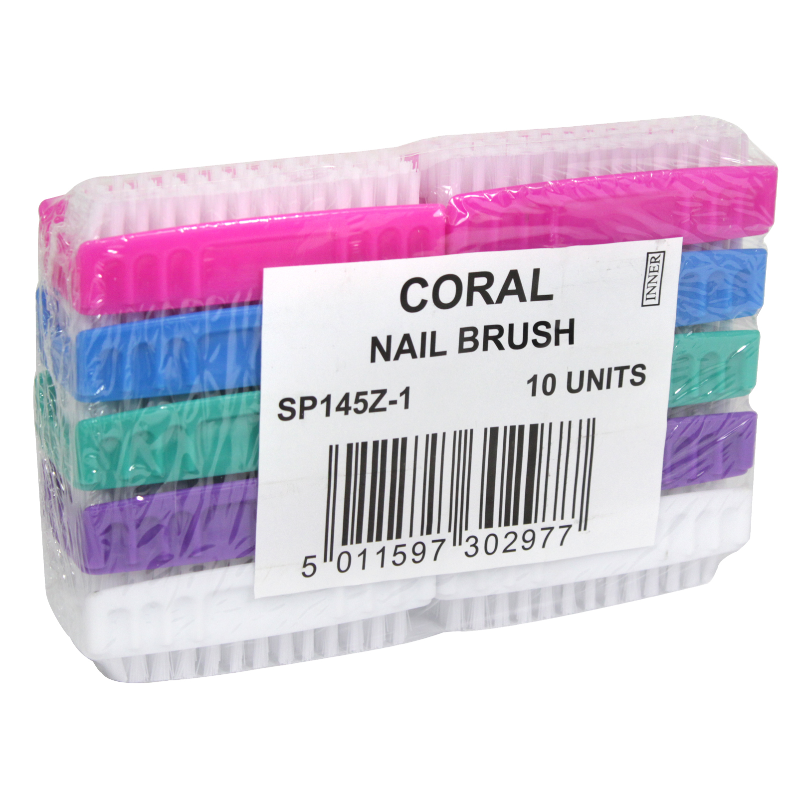 Coral Nail Brush 10s pack shot