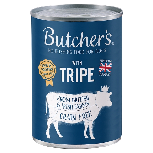 Butchers Tripe Dog Loaf Food Tin 400g - Single Cans pack shot