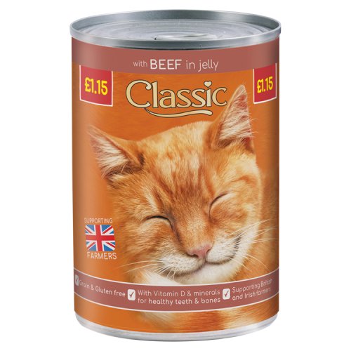 Butchers Classic Beef Can 400g PMP pack shot