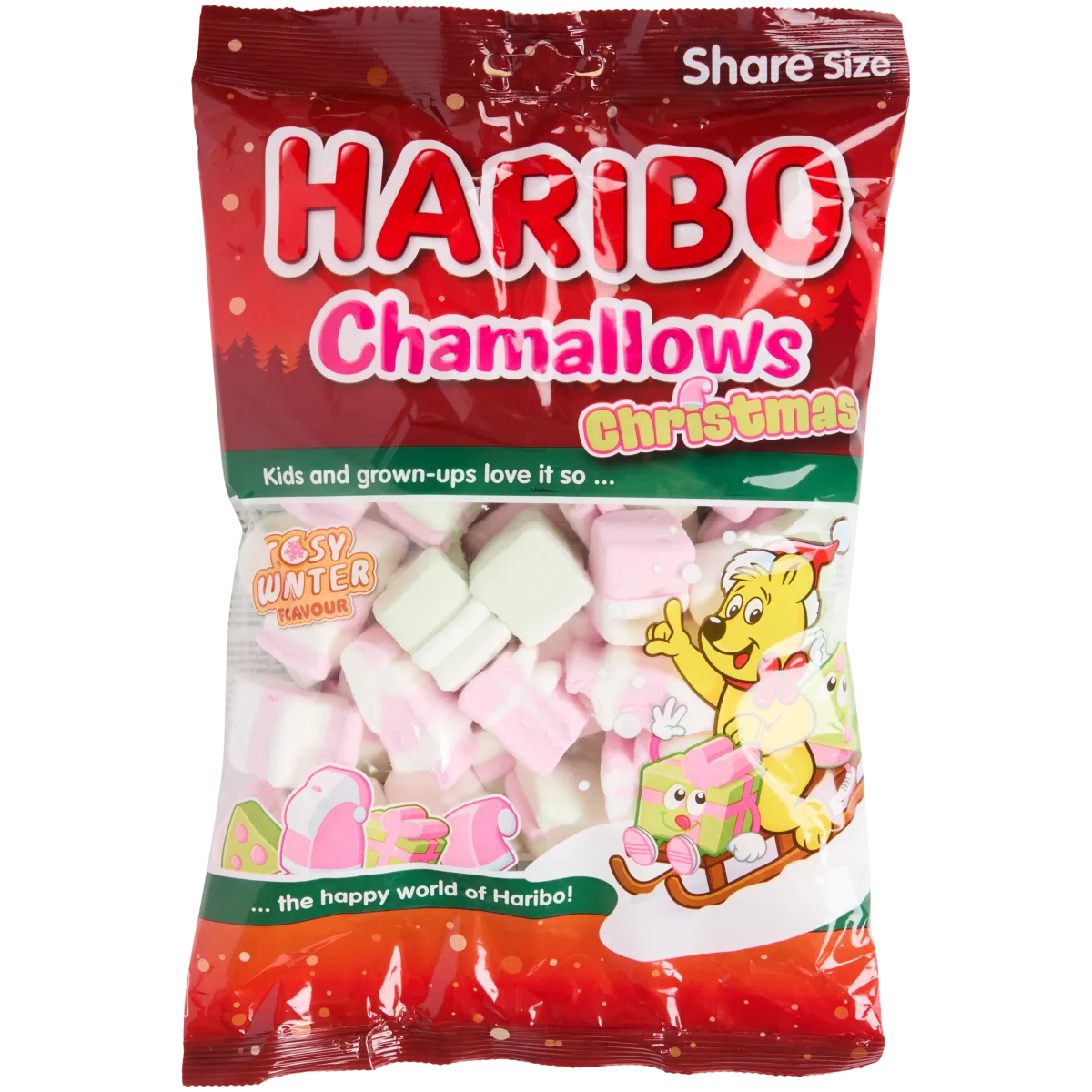 Haribo Chamallows Christmas 140g pack shot