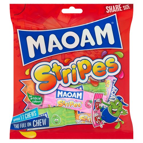 Maoam Stripes 140g pack shot