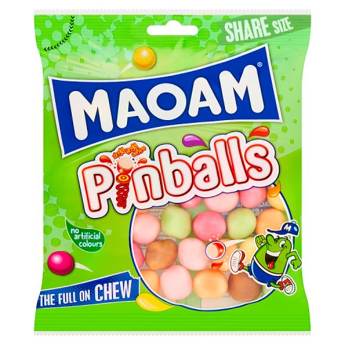 Maoam Pinballs 140g pack shot